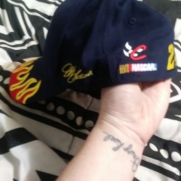 New Number 24 baseball cap w flames - Picture 2 of 8